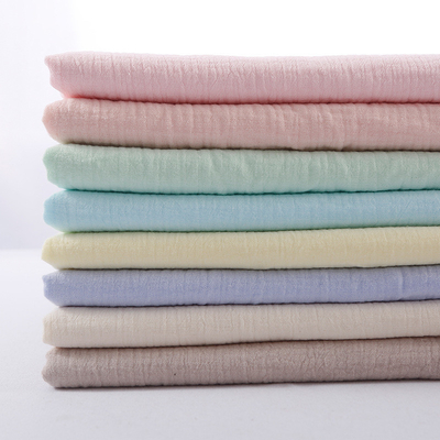 46SX20S Yarn Tela 6 Layer Gauze Fabric Gauze Baby Fabric لحفاضات الملابس