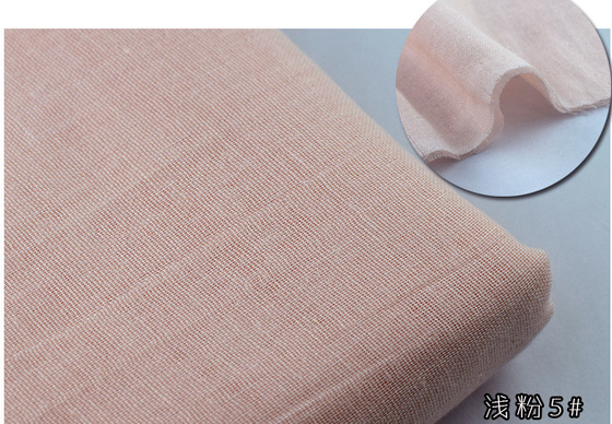 ملابس الرضع الحوامل قماش شاش مزدوج ممشط بالكامل قطن 40s 110GSM