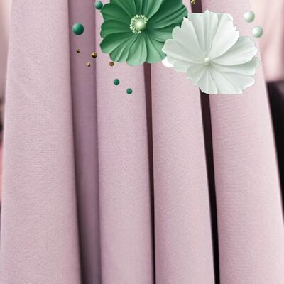 نسيج بوليستر للقمصان والسراويل والتنانير - متين وسهل العناية وصديق للمناخ