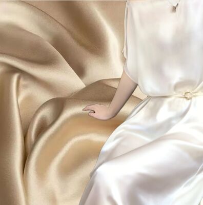 100%Polyester 160gsm Silky Satin Fabric  Polyester Faux Acetate Satin  Luxury Satin Fabric